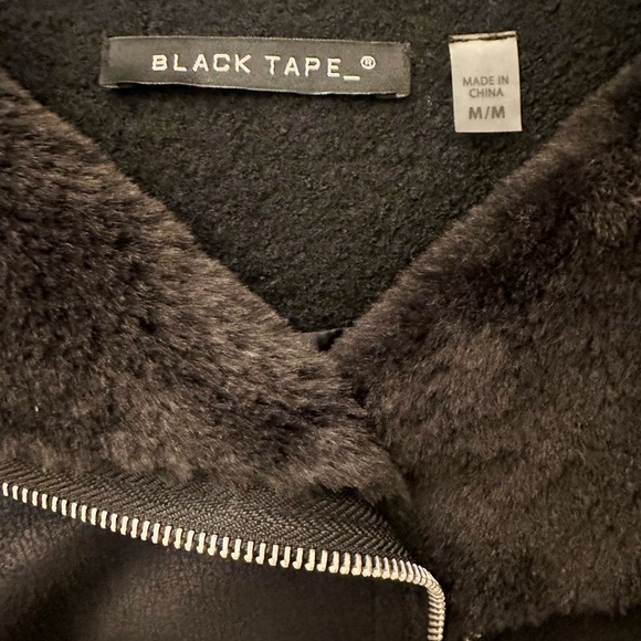 Faux Fir & Suede Bomber Jacket - Picture 6 of 6